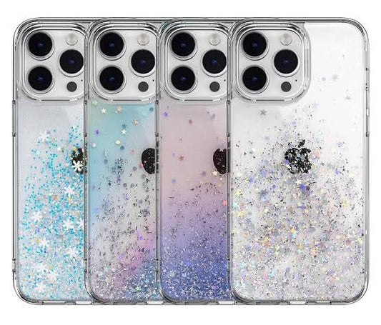 Switcheasy Protective Glitter Case For iPhone 15 Frozen