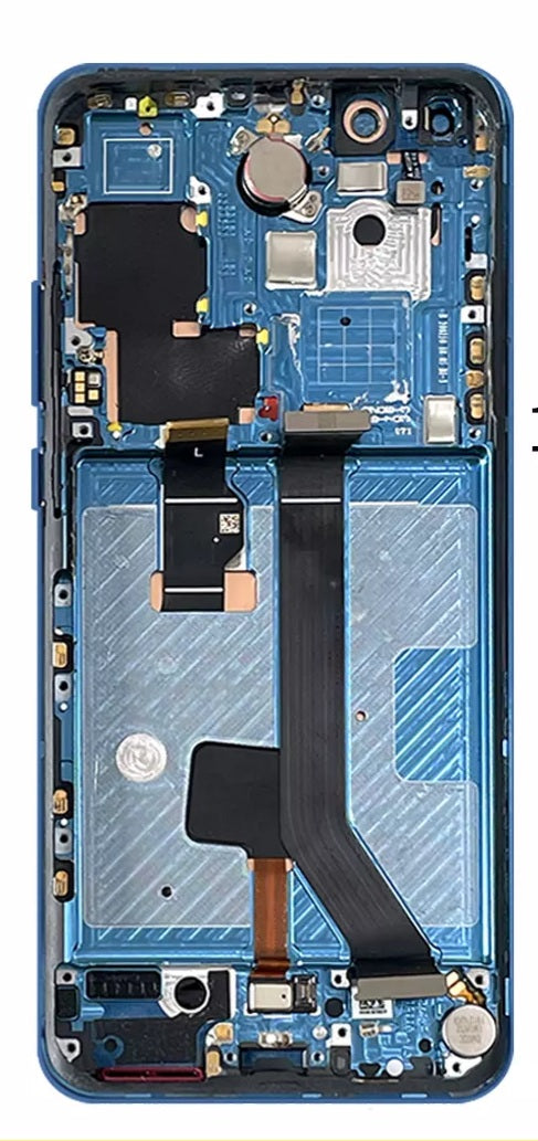 Replacement Lcd Screen Assembly With Frame For Huawei P40 Pro Blue