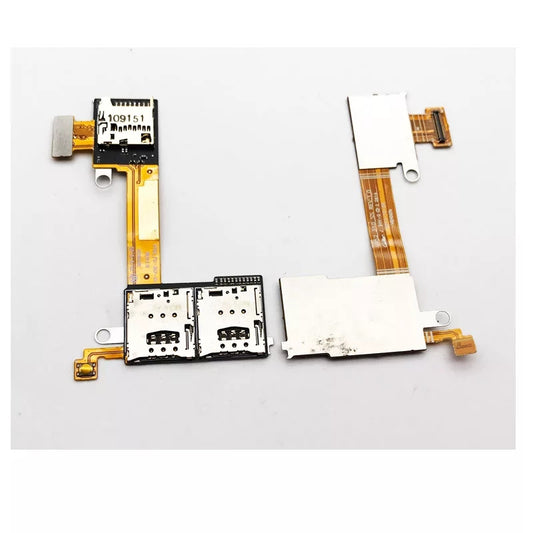 Replacement Sim Card Slot Reader and TF Card Slot For Xperia M2 Aqua D2303 Etc