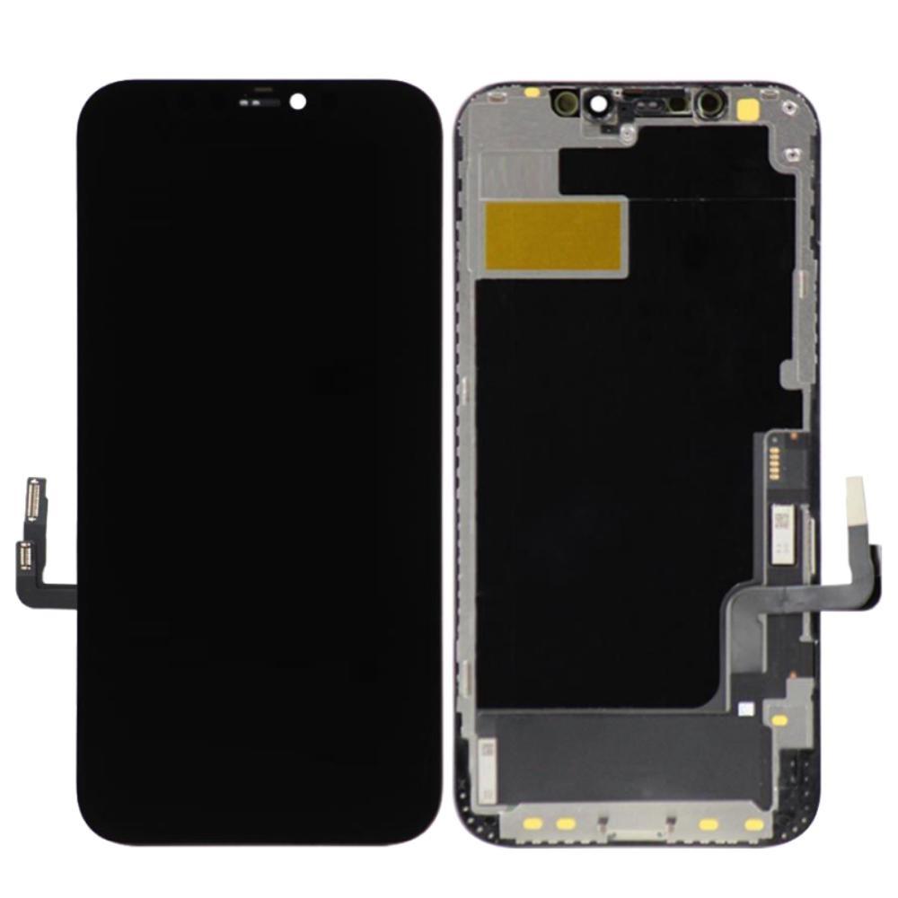 Replacement Lcd Screen For Iphone 12 / 12 Pro Black Soft Oled