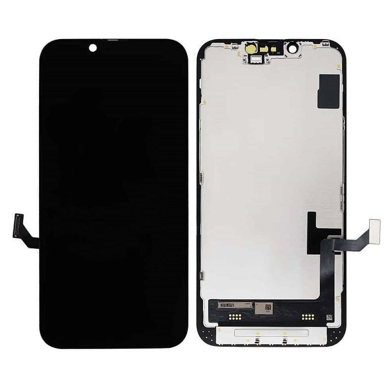 Replacement Lcd and Screen for Iphone 14 Black HD+ ZY