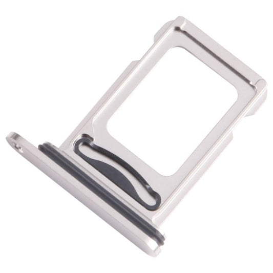 Replacement Sim Card Tray For Iphone 15 Pro / 15 Pro Max Silver