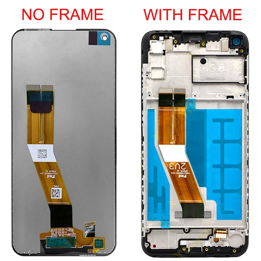 Replacement Lcd Screen With Frame for Samsung Galaxy A11 Black