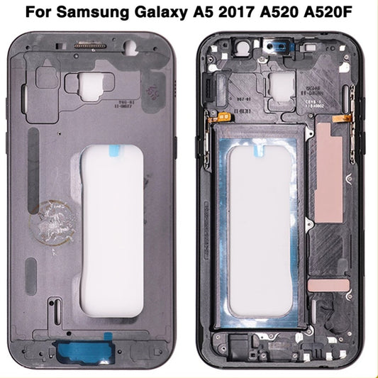 Replacement Mid Housing Frame For Samsung Galaxy A5 2017 A520F Black