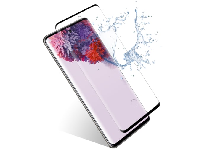 5D Full Cover 9H Curved Tempered Glass For Samsung Galaxy S10 Plus Black