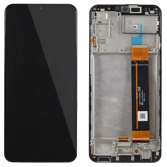 Replacement Lcd Screen Assembly With Frame For Samsung Galaxy A23 4G Black