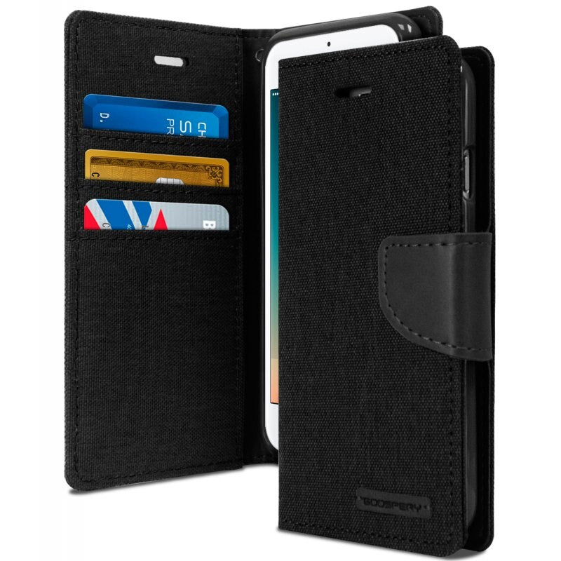 Mercury Canvas Case For iPhone 14 Plus Black