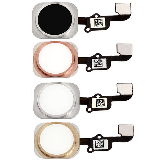 Replacement Home Button With Flex For Iphone 6S / 6s Plus Rose Gold