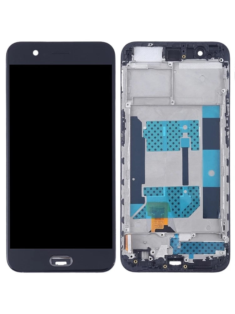 Replacement Lcd Screen With Frame For Oppo R11 Black