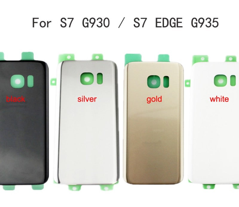 Replacement Back Glass For Samsung Galaxy S7 Edge White