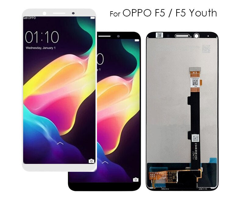 Replacement Lcd Screen For Oppo A73  / A75 / F5 / F5 Youth Black