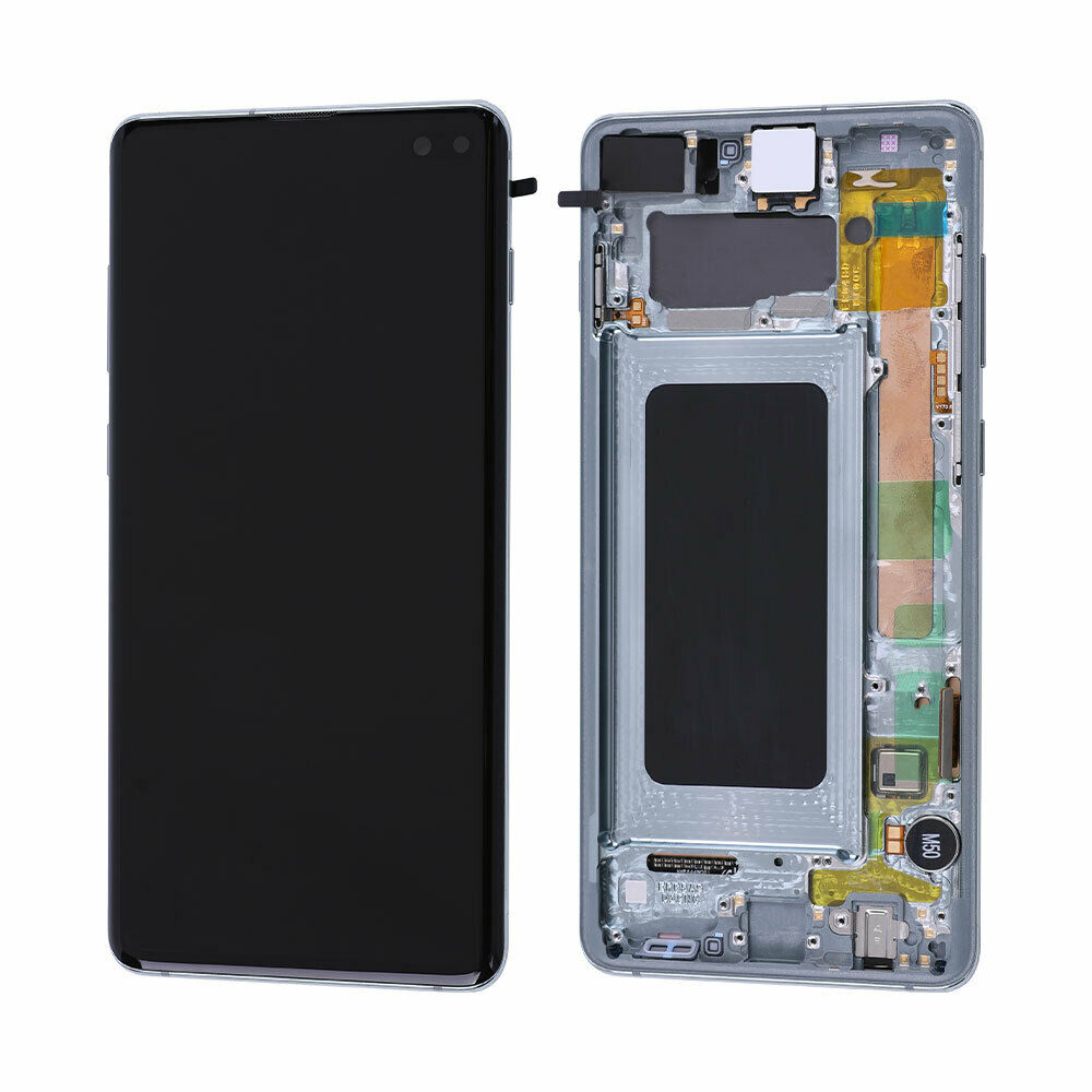 Replacement Lcd Screen Frame Samsung Galaxy S10 Silver
