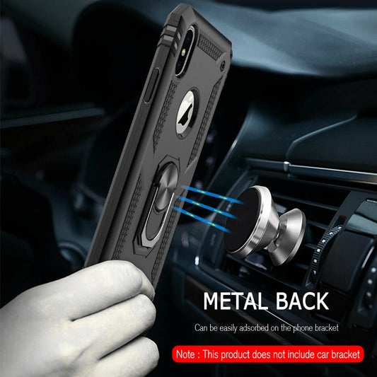 Magnetic Car Mount Ring Case For Iphone 14 Plus