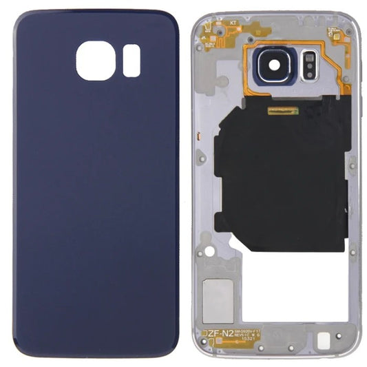 Replacement Middle Frame For Samsung Galaxy S6 Blue