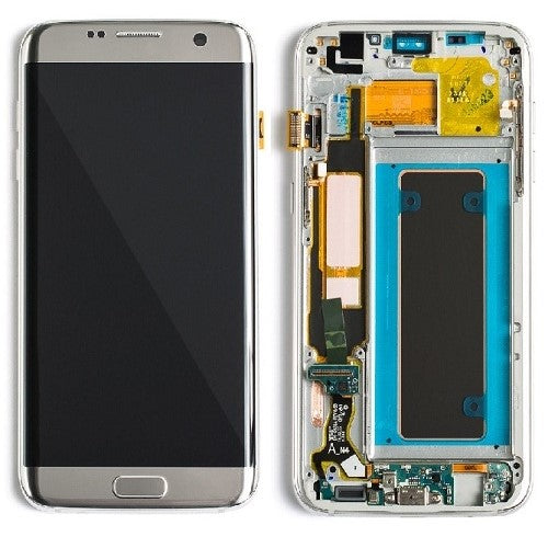 Replacement Lcd Screen Frame Samsung Galaxy S7 Edge Silver