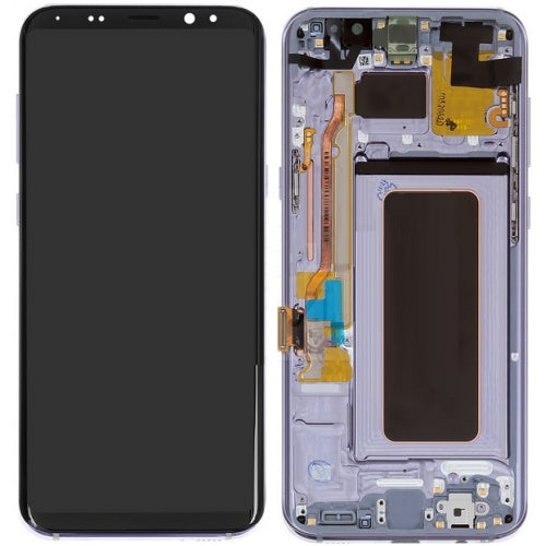 Replacement Lcd Screen Frame Samsung Galaxy S8 Orchid Grey