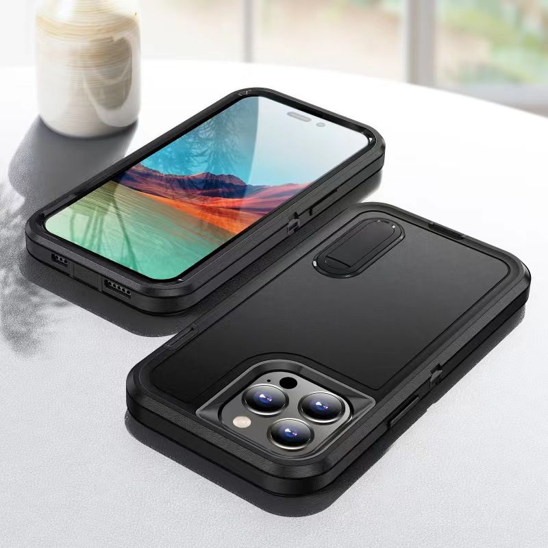Adventure Rugged Back Case For iPhone 11 Pro Black