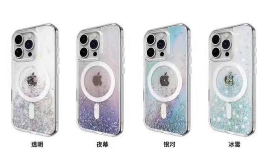 Diamond Series Magsafe Glitter Case For iPhone 13 Pro Max Rainbow