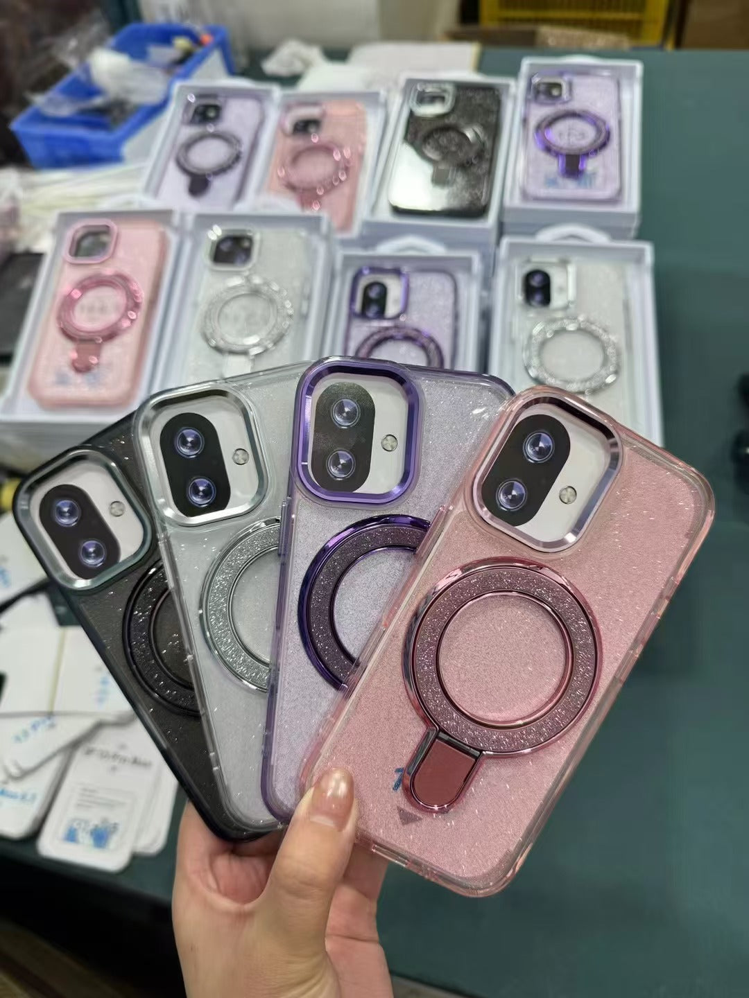Glitter Ring Case For Samsung Galaxy A16 4G / 5G