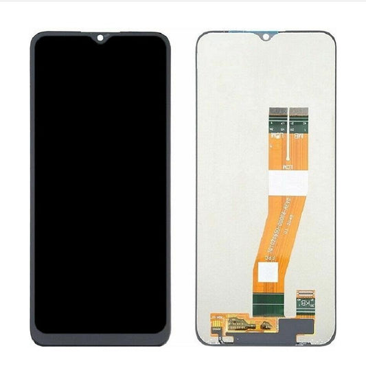 Replacement Lcd Screen Assembly for Samsung Galaxy A02S Black - Yellow Flex