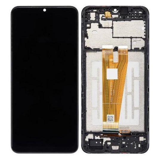 Replacement Lcd Screen With Frame for Samsung Galaxy A04 Black A045F