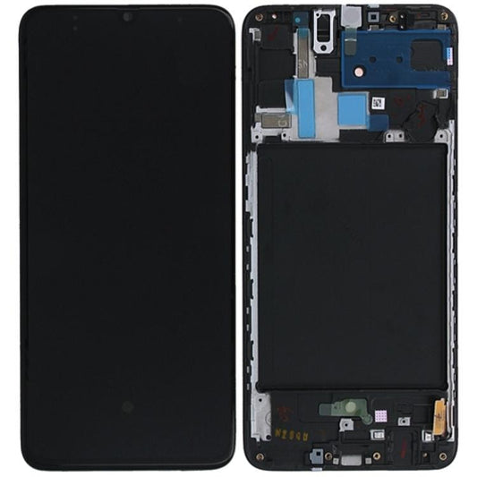 Lcd Screen With Frame for Samsung A70 Oled Black (No Fingureprint Function)