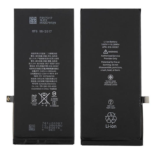 Replacement Zero Cycle High Quality Battery Iphone 8 Plus 2675mah