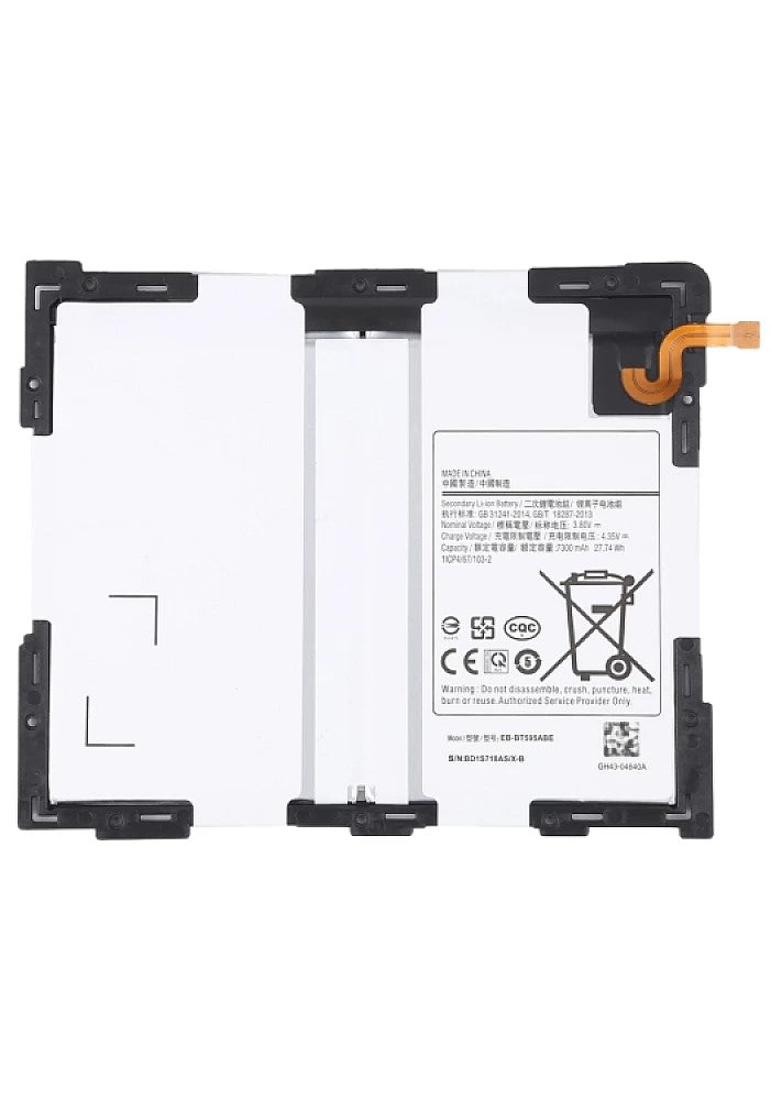 Replacement Battery For Samsung Galaxy Tab A 10.5  T590 EB-BT595ABE