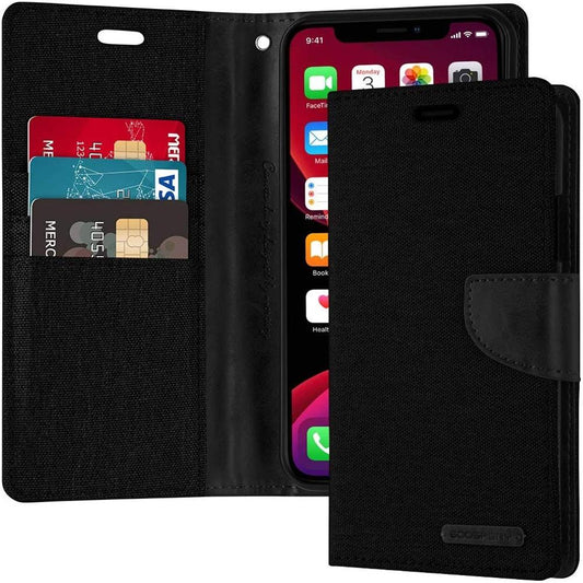 Mercury Canvas Case For Samsung Galaxy S21 FE Black