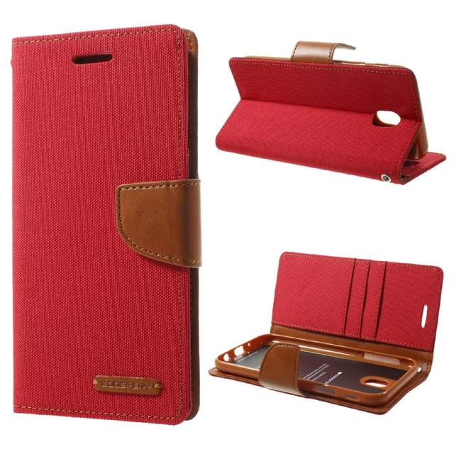 Mercury Canvas Case For Samsung Galaxy S20 Ultra Red