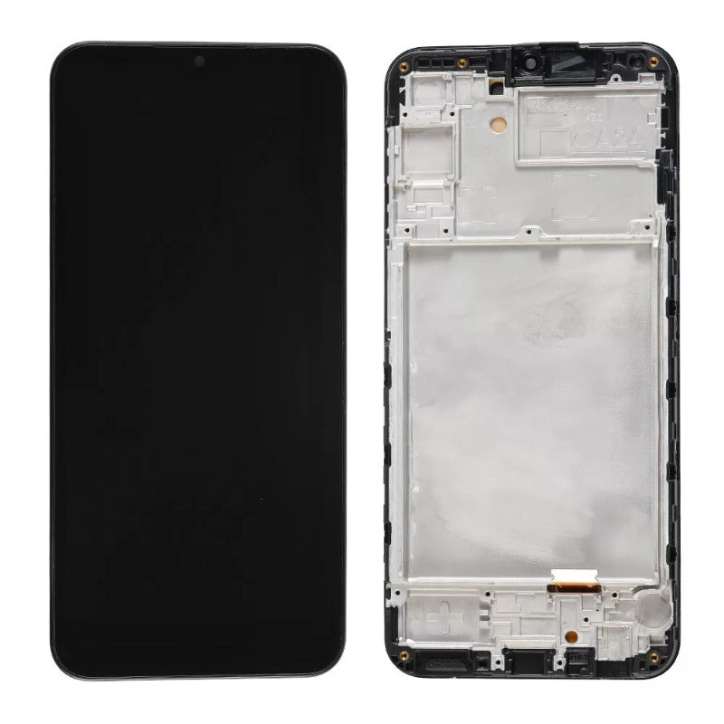 Replacement Lcd Screen With Frame for Samsung Galaxy A24 4G Black Oled