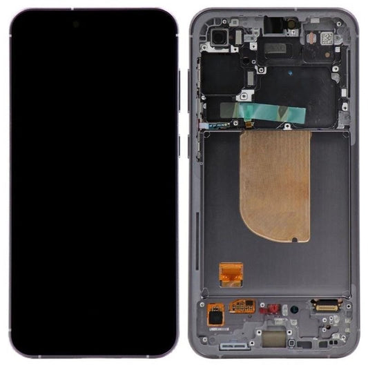 Replacement Lcd Screen Assembly With Frame Samsung Galaxy S23 FE Black