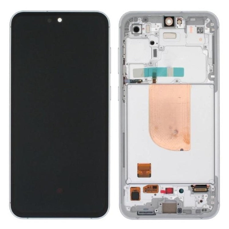 Replacement Lcd Screen Assembly With Frame Samsung Galaxy S23 FE Silver