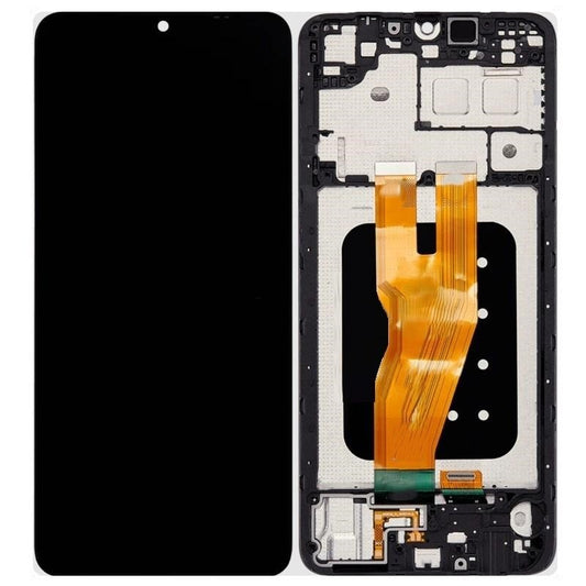 Replacement Lcd Screen Assembly With Frame for Samsung Galaxy A05 Black