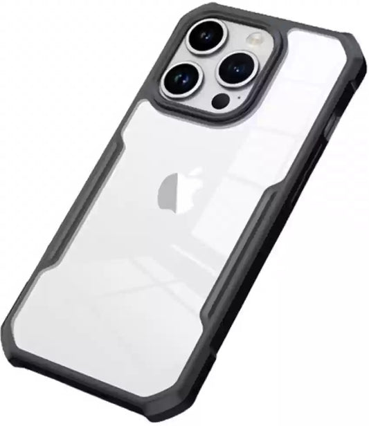 XUNDO Beatle Series Case For iPhone 15 Clear - Black Frame