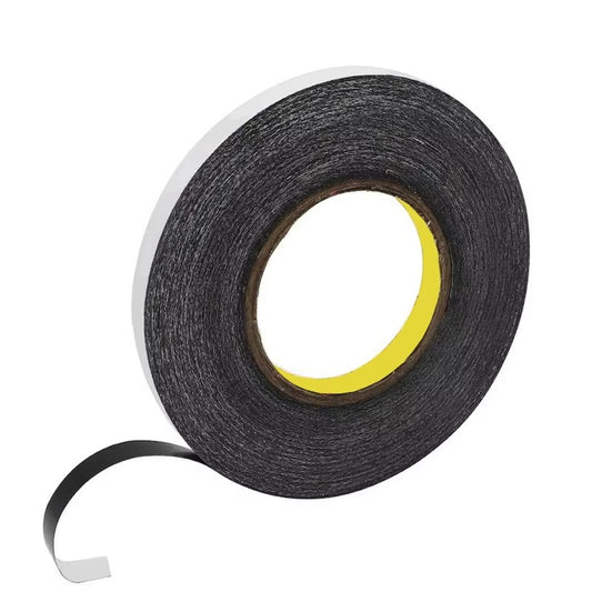 10mm*50M Double Sided Adhesive Sticky Tape Black
