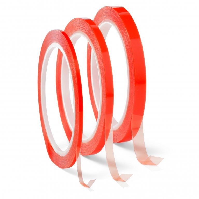 5mm*50M Double Sided Adhesive Sticky Tape Red