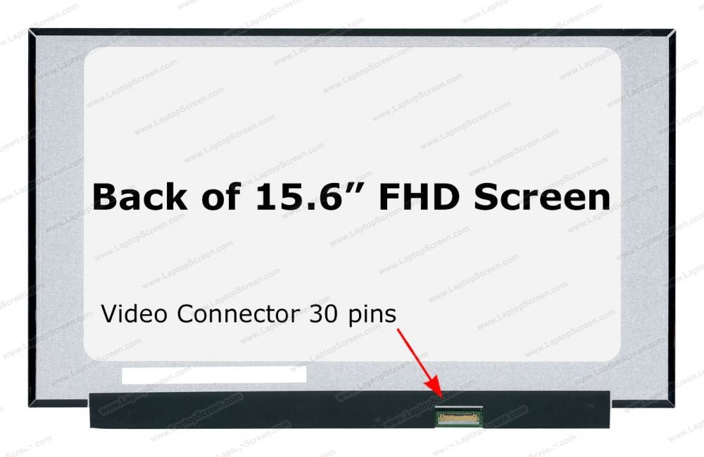 Replacement Slim 15.6inch 30pin FHD No Screw NV156FHM-N3X