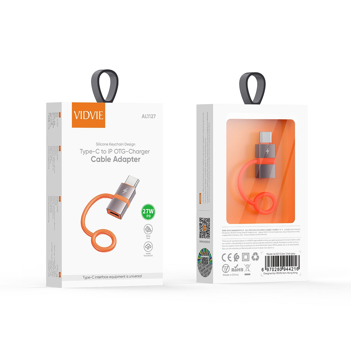 Vidvie AL1127 Type-C to iPhone OTG-Charger Cable Adapter