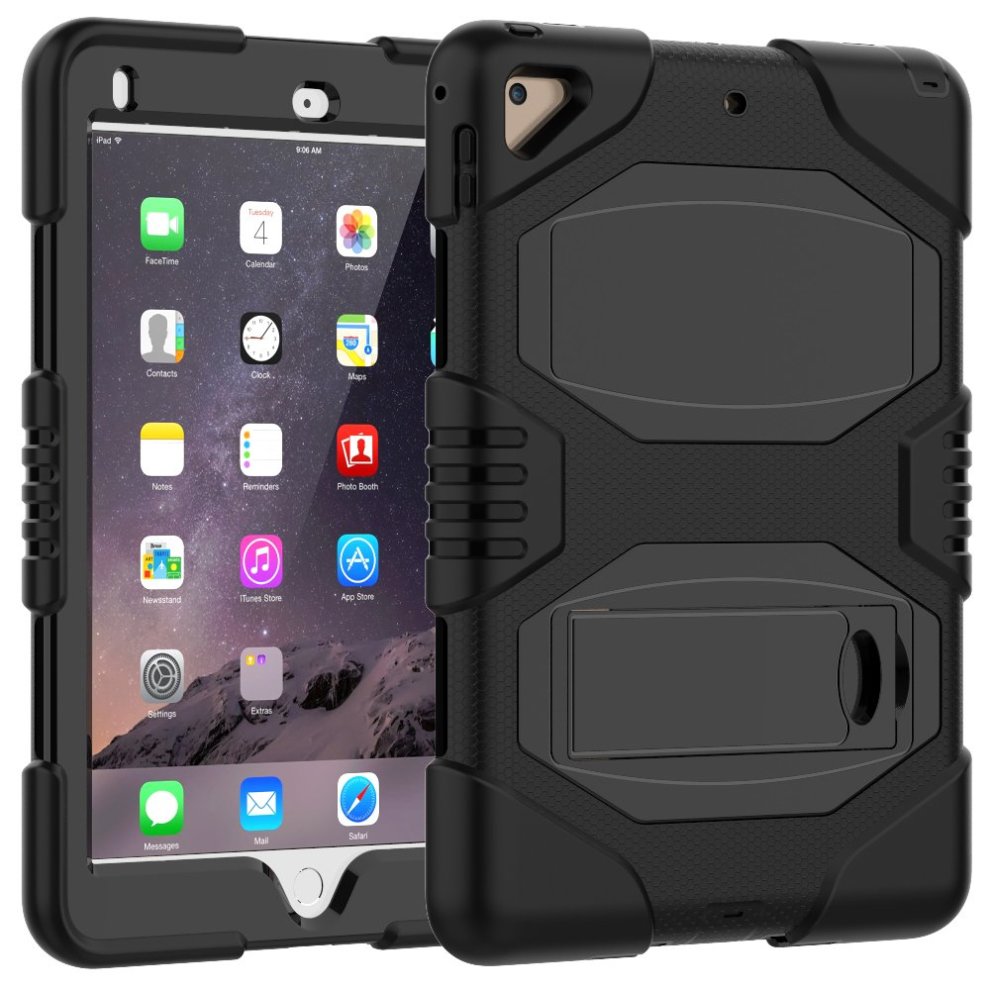 Shockproof Rugged Case For iPad 9.7" Black