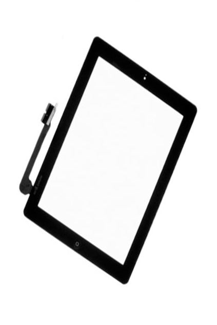 Touch Screen For Ipad 3 / 4 with Home Button & Tape Black