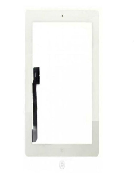 Touch Screen For Ipad 3 / 4 with Home Button & Tape White
