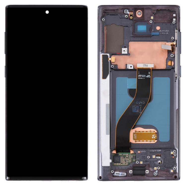 Replacement Lcd Screen Frame for Samsung Galaxy Note 10 Black