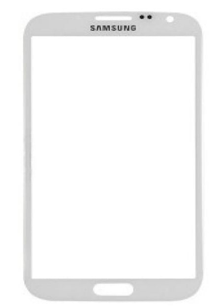 Replacement Glass for Samsung Note 2 White