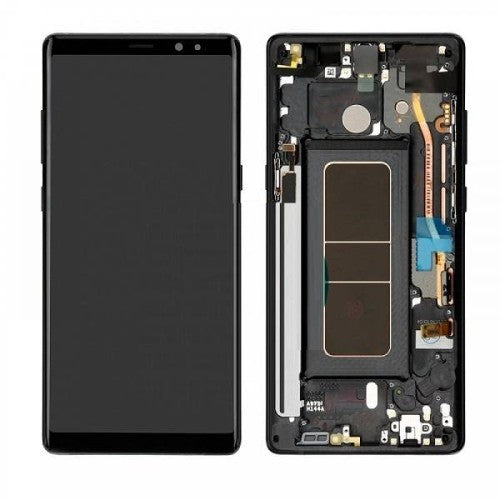 Replacement Lcd Screen With Frame For Samsung Galaxy Note 8 Black