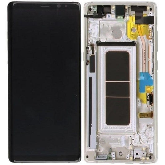 Replacement Lcd Screen With Frame For Samsung Galaxy Note 8 Gold