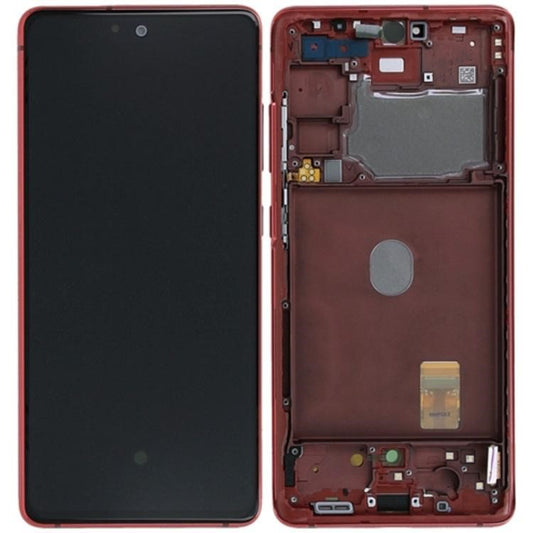 Replacement Lcd Screen Frame Samsung Galaxy S20 FE (Fan Edition) Red