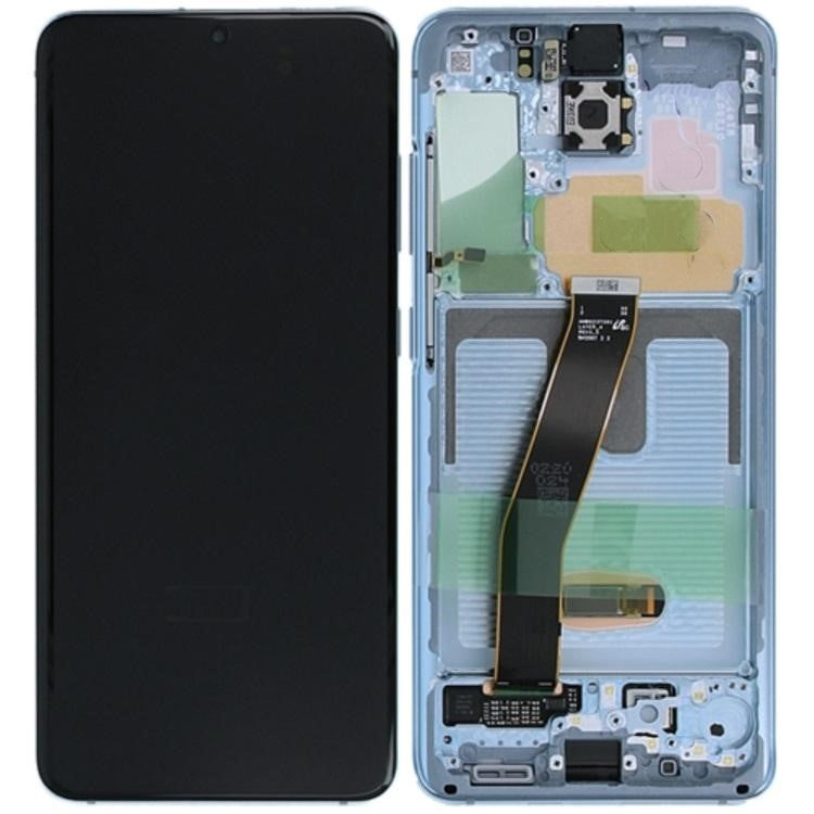 Replacement Lcd Screen with Frame Samsung Galaxy S20 Cloud Blue