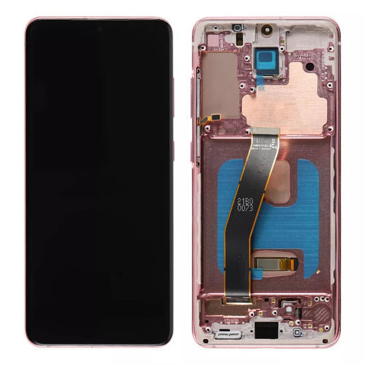 Replacement Lcd Screen with Frame Samsung Galaxy S20 Pink