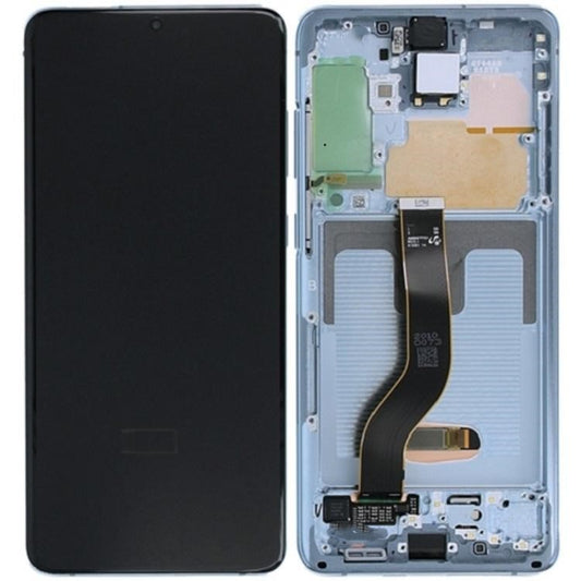 Replacement Lcd Screen with Frame Samsung Galaxy S20 Plus Cloud Blue